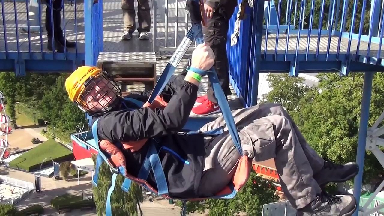 This terrifying ride plunges riders from 100ft in the air