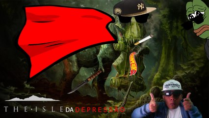 A ILHA DA DEPRESSÃO - O DINOSSAURO JUNINHO DO MOICANO