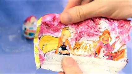 3 surprise eggs! Kinder surprise WINX kinder surprise Barbie Surprise egg Unboxing