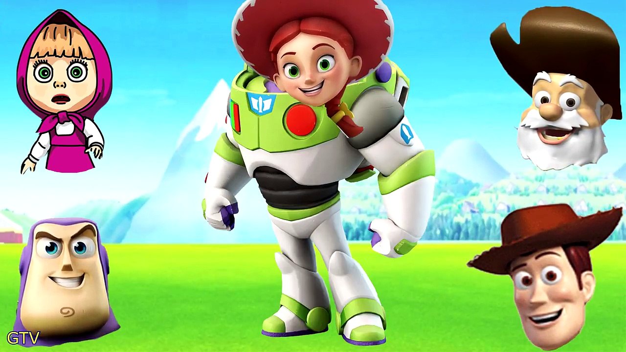 Wrong Heads Toy Story Finger Family Learn Colors for Children Nursery Rhymes