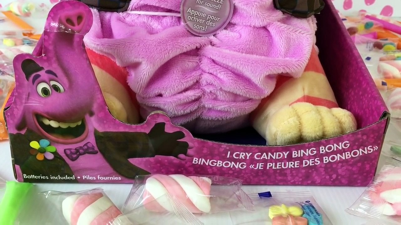 Inside Out Bing Bong Crying Candy Tears from Disney Pixar Movie Toy Review