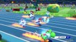 Mario and Sonic at the Rio 2016 Olympic Games (Wii U) - All Charers 100m Gameplay