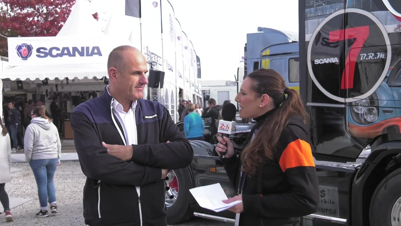 24 Heures Camions 2017 - Entrevue chez Scania