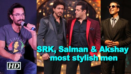 Aamir: SRK, Salman & Akshay are most stylish men