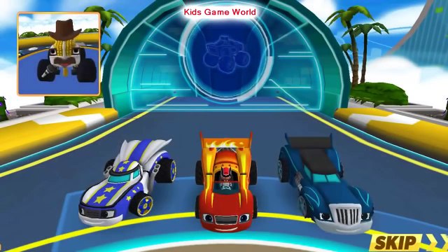Blaze and the Monster Machines - Race to the Top of The World & Velocityville | Nick JR Games Video