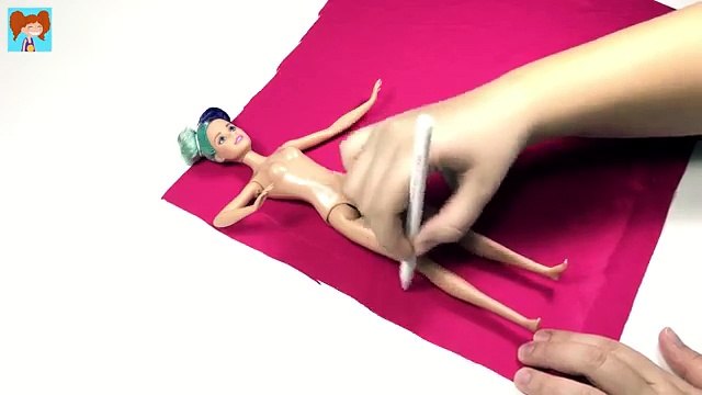 Barbie Tulum Pijama Yapımı Kendin Yap Barbie Bebek Kıyafetleri Oyuncak Yap