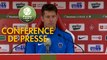 Conférence de presse Stade Brestois 29 - Paris FC (1-1) : Jean-Marc FURLAN (BREST) - Fabien MERCADAL (PFC) - 2017/2018