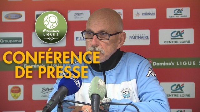 Conférence de presse US Orléans - Tours FC (1-1) : Didier OLLE-NICOLLE (USO) - Gilbert ZOONEKYND (TOURS) - 2017/2018