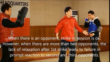 WCS - Relaxtion after strike to deal with multiple attackers