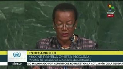 Barbados expresa solidaridad con México y el Caribe ante ONU