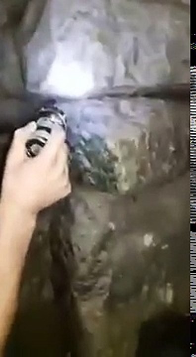 Definecilerin buldugu ölümcül tuzaklı kayalar dan inanılmaz görüntüler