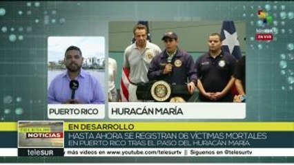 Evacúan dos zonas de Puerto Rico por fallo en represa Guajataca