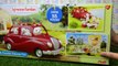 Sylvanian Families Calico Critters Red Saloon Car and Caravan Set - Unboxing the Car - Kids Toys