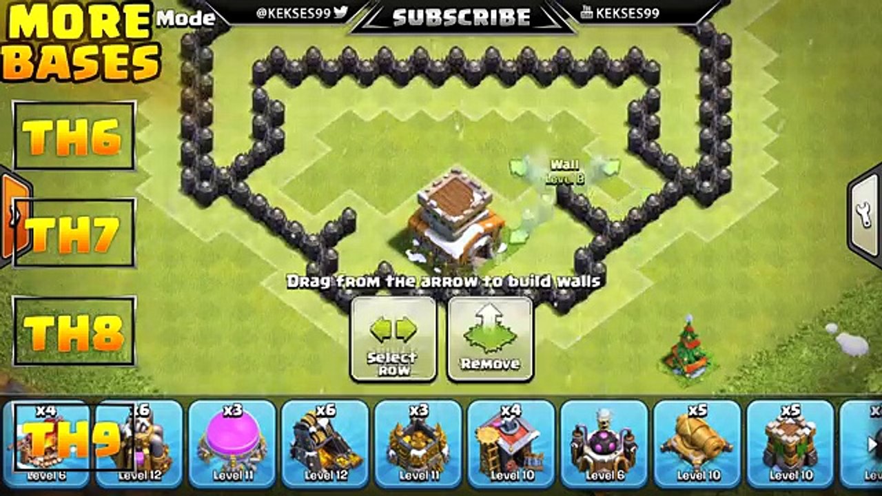 Clash of Clans | Town hall 8 Titan Base 2017 | CoC New Th8 Titan Troll Base