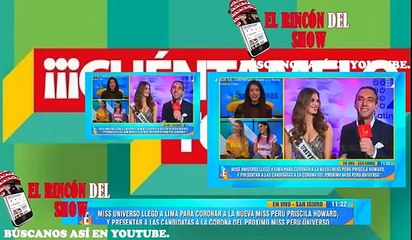 Pavón quiso coquetear a Miss Universo y todo salió mal