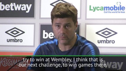 Pochettino issues Wembley challenge to Tottenham