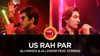 Us Rah Par | Ali Hamza & Ali Zafar feat. Strings - tribue Junaid Jamshed | Coke Studio Season 10 - Season Finale