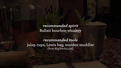 Mint Julep Cocktail - Home Bar Basics with Dave Stolte - Small Screen