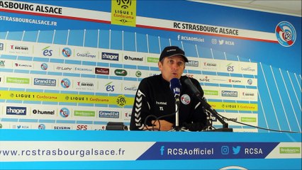Thierry laurey (RAcing) avant la réception de Nantes