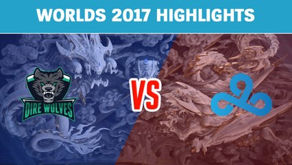 Highlights: DW vs C9 - Round 1 Play-In Stage Worlds 2017