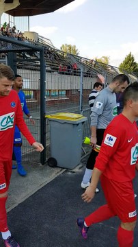 Video CDF 4ème tour: FRH - USSU Entrée des joueurs