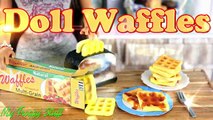 DIY - How to Make Doll Food: Waffles - Handmade - Doll - Breakfast - Crafts