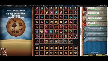 Cookie Clicker Update - 0 to 10 Quadrillion Cookies in 3 Minutes