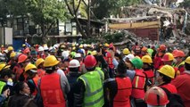 Se reanuda rescate en Ciudad de México tras sismo de 6,1 grados