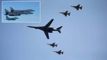 Bombarderos B-1B de EE.UU. sobrevuelan aguas internacionales al este de Corea del Norte