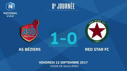 J08 : AS Béziers - Red Star FC (1-0), le résumé