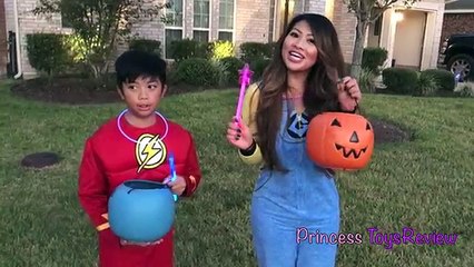 HALLOWEEN TRICK OR TREAT Toy Egg Surprise Kids Candy Outdoor Fun for Kids Super Hero in real life