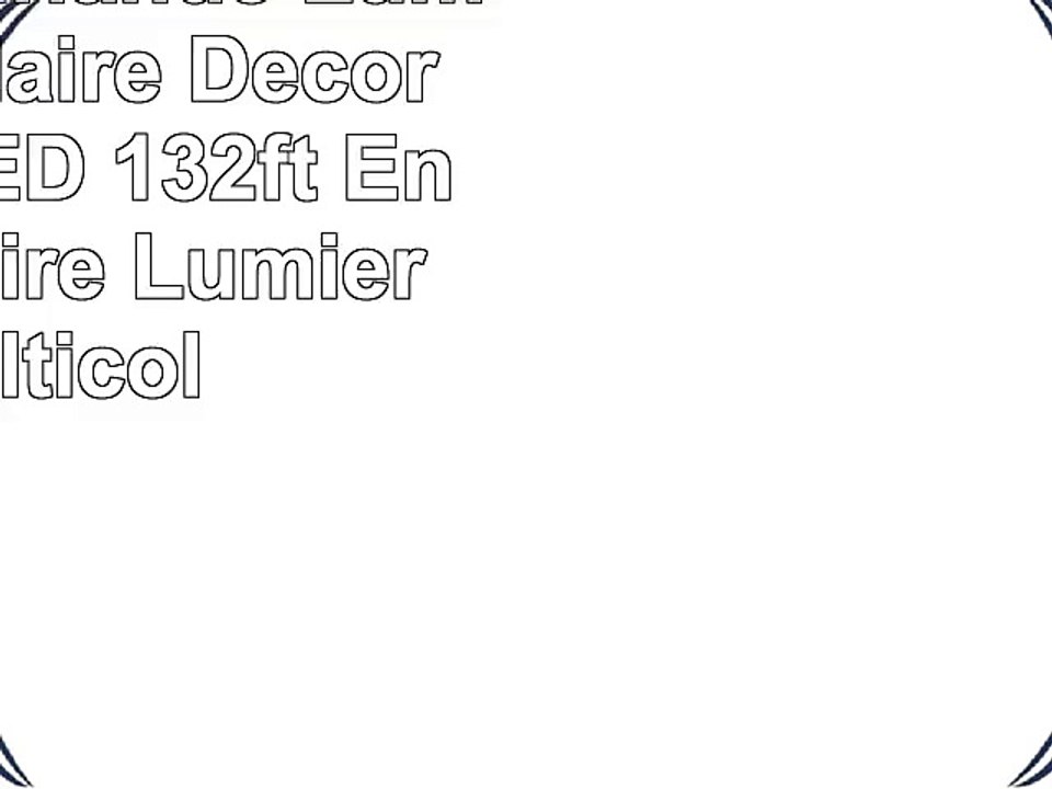 2 PACK Guirlande Lumineuse Solaire DecorNova 30 LED 132ft Energie Solaire Lumière