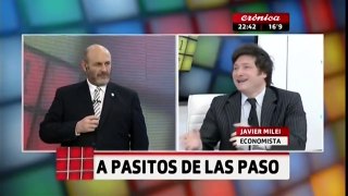 Echan a Javier Milei del programa mas pedorro de Cronica TV