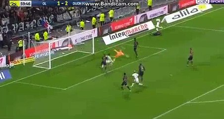 Houssem Aouar Goal HD - Lyon 2-2 Dijon 23/09/2017 HD