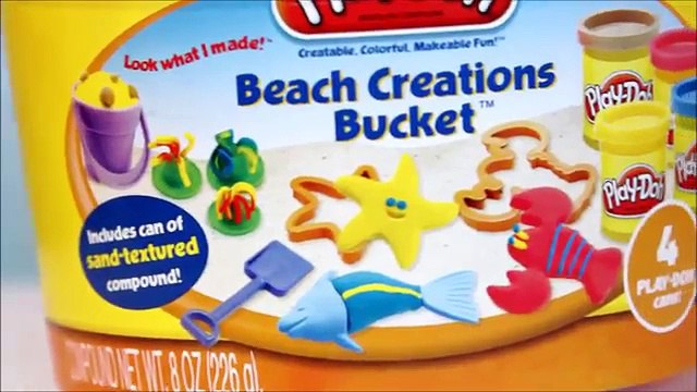 play doh beach creations bucket