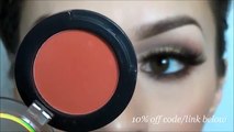 Gold round cut crease eyeshadow tutorial