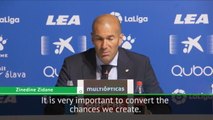Zidane wary of missed chances