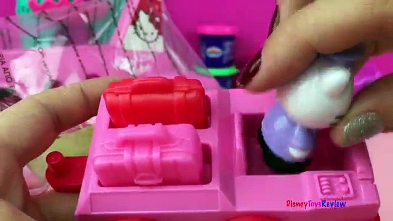 Hello Kitty jumbo jet playset by Sanrio Hello Kitty Pilot and Hello Kitty Passenger