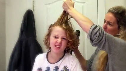 Big Haircut Day: Mum cuts off our hair!
