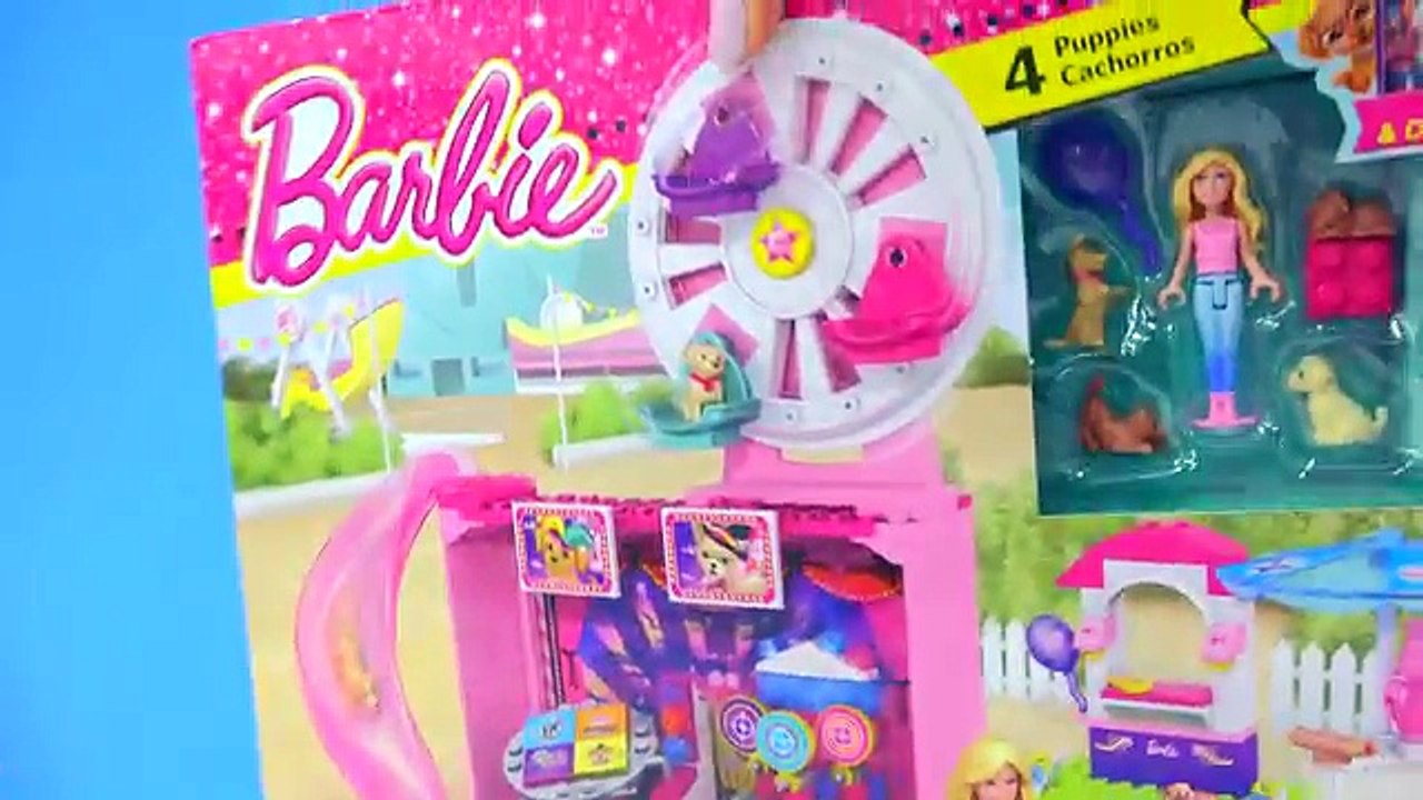 Barbie Puppy Adventure Ferris Wheel Rides Mega Bloks Playset + Lego