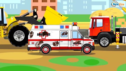 Скорая помощь и Полицейская Машинка. Герои нашего города. Мультфильмы про машинки.