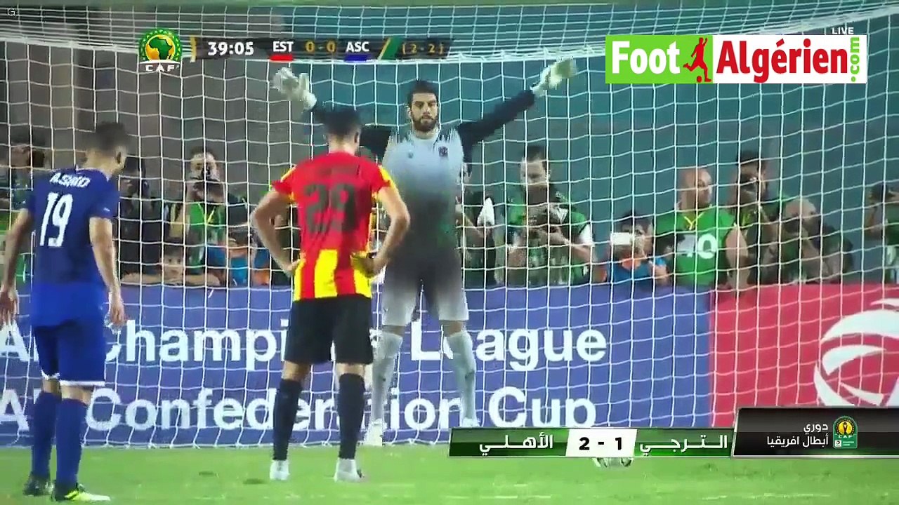 Ligue des champions d'Afrique : ES Tunis 1 - Ahly du Caire 2