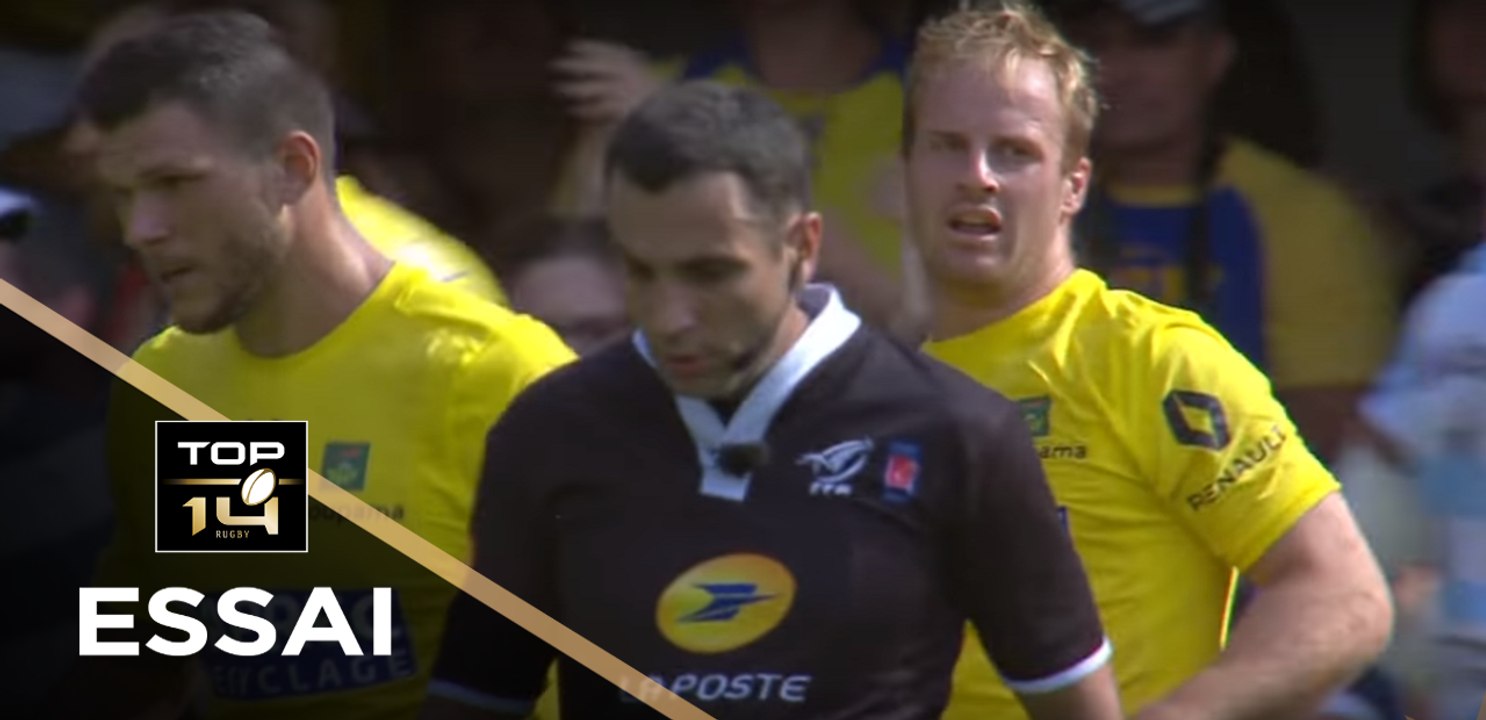 TOP 14 - Essai Nick ABENDANON (ASM) - Clermont - Racing 92 - J5 - Saison 2017/2018