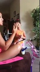 Little Girl says The Ghost did it to the fish tank