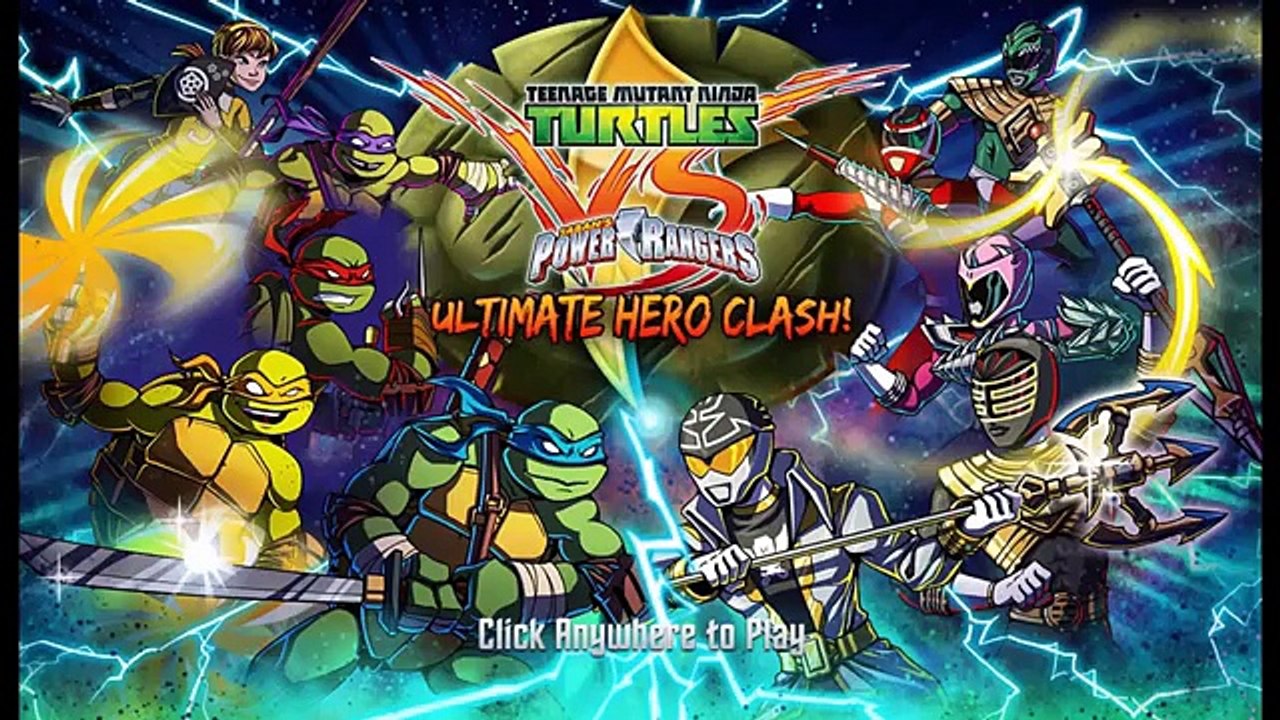 Teenage Mutant Ninja Turtles vs Power Rangers Ultimate Hero Clash ARCADE MODE play LEO