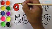 Como Dibujar y Colorear Los Números - Aprende Los Números y Colores - Dibujos Para Niños / FunKeep
