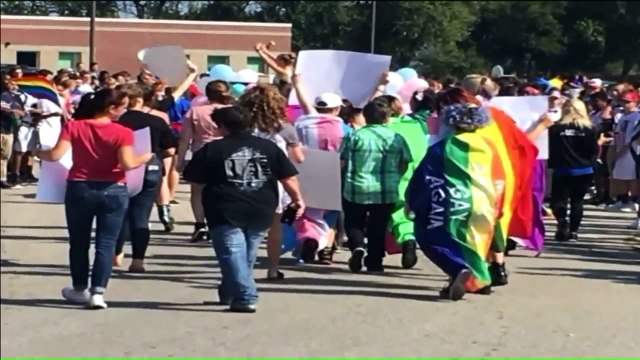 `Make America Straight Again:` LGBT High School Group Says Peers Yelled Slurs During Homecoming Parade