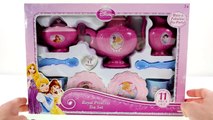 Disney Princess Royal Tea Party Set with My Little Pony and Play doh --- Toy Unboxing