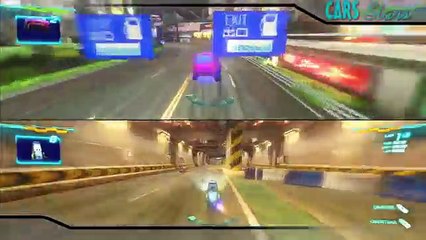 Cars 2 Game Play - Guido versus Chuki Splitscreen Race