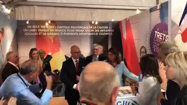 Inauguration du stand de Trets à la FOIRE DE MARSEILLE 22sept2017